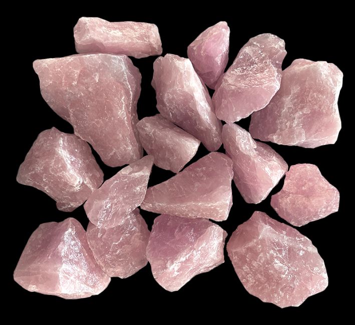Surowy kwarc różowy, jakość AA, 2 kg