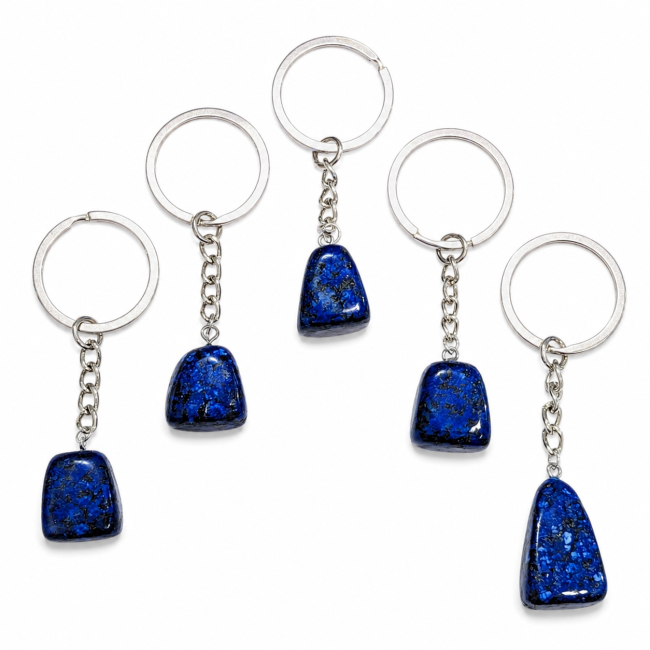 Nowość Breloczki z efektem lapis lazuli, 30 mm x 5