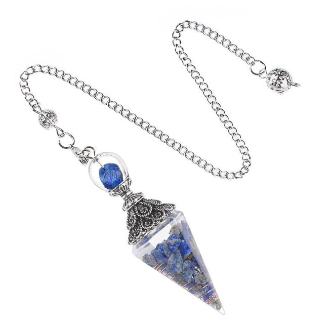 Orgonitowe wahadło Lapis Lazuli o 6 twarzach