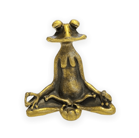 Porte Encens Métal Grenouille Zen 5 cm