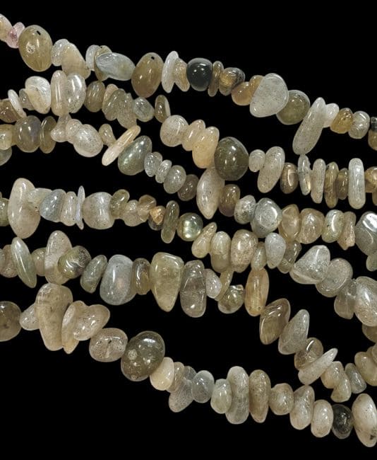 kadzidło i Labradoryt A odłamki 3-8mm na drucie o długości 80cm|pl