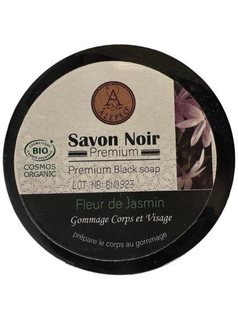 kadzidło i Cosmos Organiczne mydło czarne z kwiatem jaśminu 250g