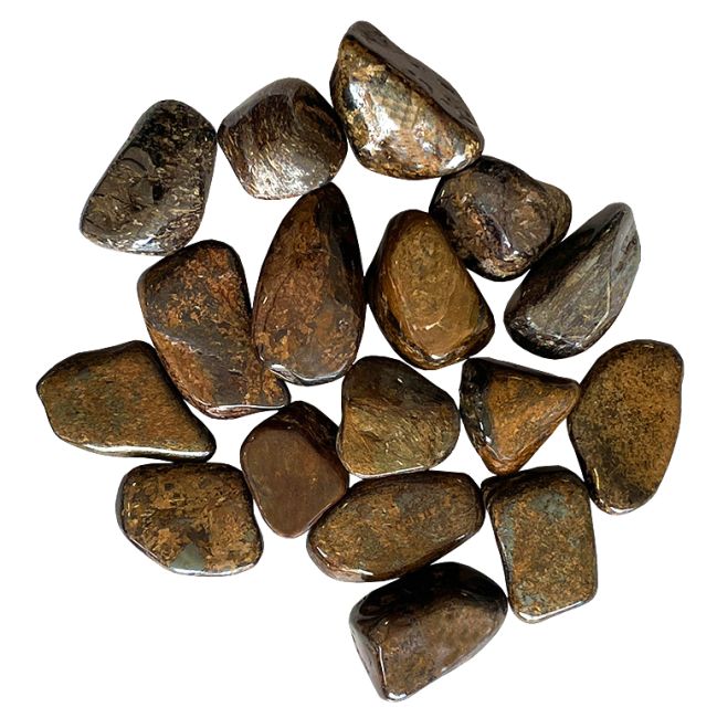Bronzite AB kamienie spadające 250g