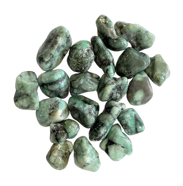 Szmaragd A Kamienie Bębnowane 2-3cm 250g