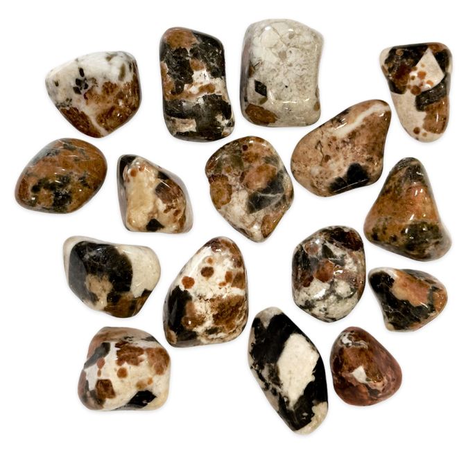 Granat Wezuwianit A kamienie sypane 250g