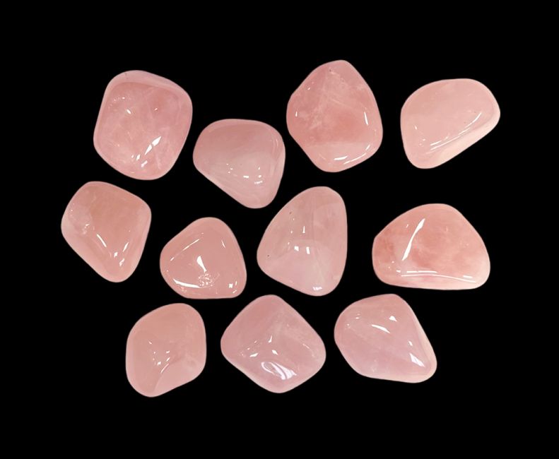 Kamienie kwarcowe różowe A+ 250g