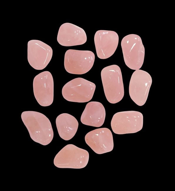 Kamienie kwarcowe różowe AA 250g