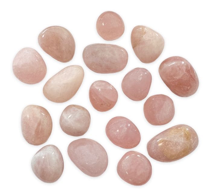 Kamienie Rose Quartz AB spadły 2-3cm 250g