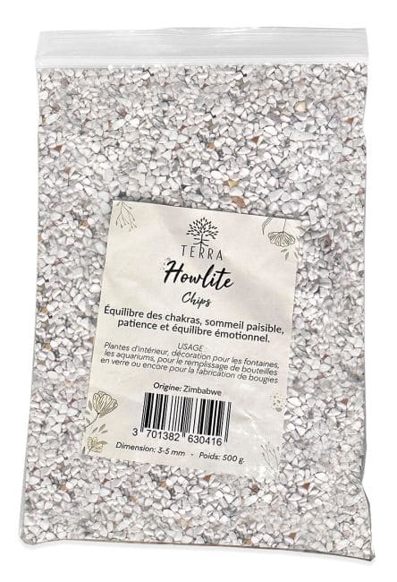 Howlit A Naturalne wióry kamienne 1-4mm 500g