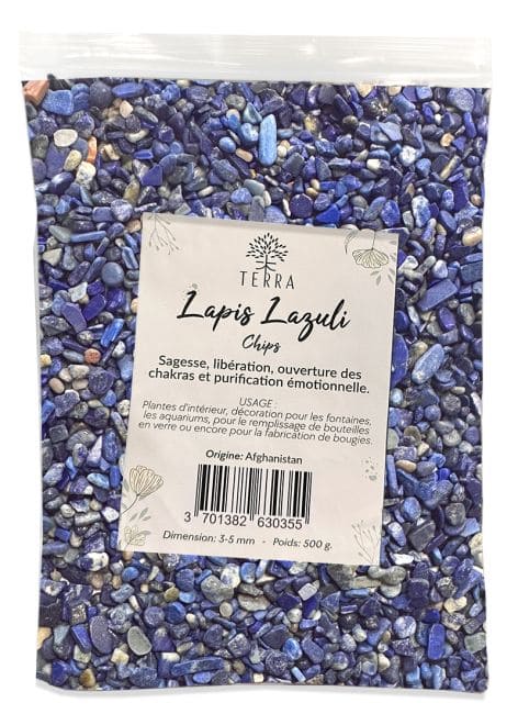 Lapis Lazuli A+ Odłamki kamienia naturalnego 3-5mm 500g