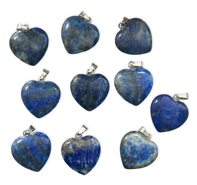 Zawieszka Serce Lapis Lazuli 20mm x10