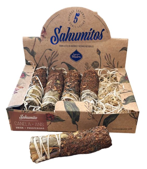 Sagrada Madre - Cynamonowa i anyżowa pasta Sahumitos x 5