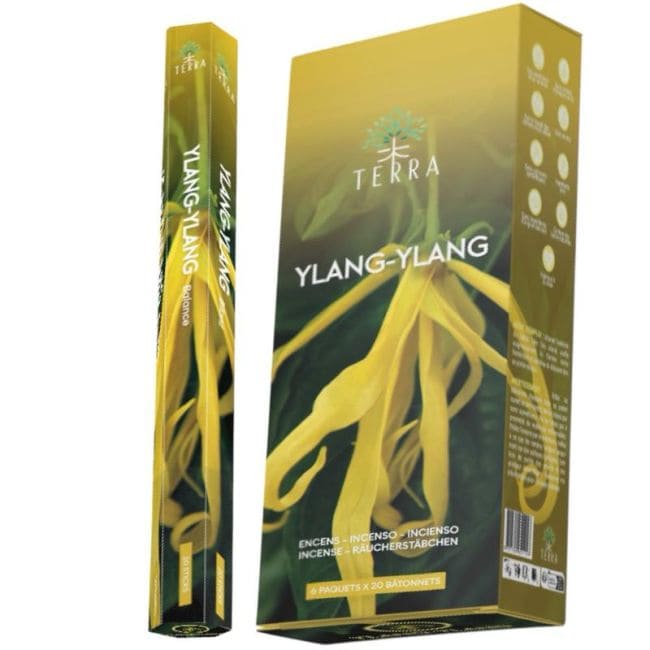 Kadzidło Terra Ylang-Ylang hexa bez węgla drzewnego 30gr