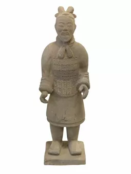 Czarna terakotowa figura generała 22 cm