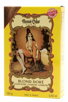 Opakowanie 6 barwników do henny złoty blond 100g