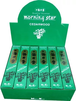Japońskie Kadzidełka Morning Star Cedr 50 Patyczków