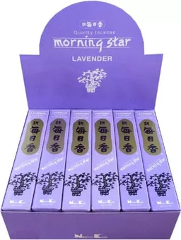 Japońskie Kadzidełka Morning Star Lawenda 50 Patyczków
