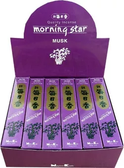 Incenso Japonês Morning Star Musk 50 Varetas