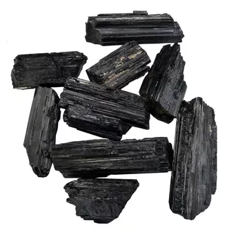 Czarny Turmalin Schorl Katedralny AA Surowy – Zestaw 1 kg