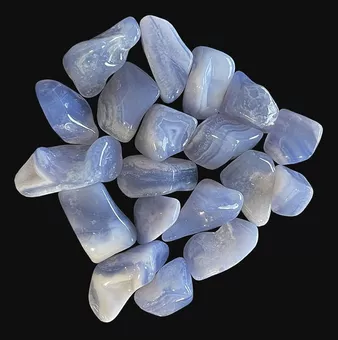 Chalcedon błękitny Malawi A kamienie sypane 250g