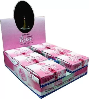 Kadzidło Satya Fresh Rose w Stożkach 24g