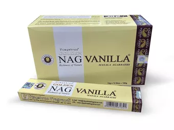 Kadzidełka Vijayshree Golden Nag Wanilia 15g