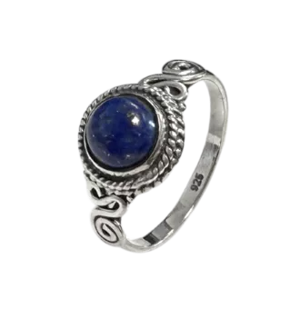 Pierścionek ze srebra próby 925 Lapis Lazuli AA T58