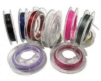 Drut jubilerski ze stali nierdzewnej 0.38 mm 10 m x 10