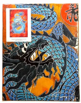 Mały model smoka batikowego 45x65 cm