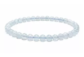 Bransoletka z Akwamarynu A koraliki 4-5mm