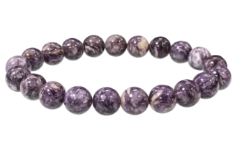 Bransoletka z Czaroitu AA+ koraliki 8.5-9.5mm