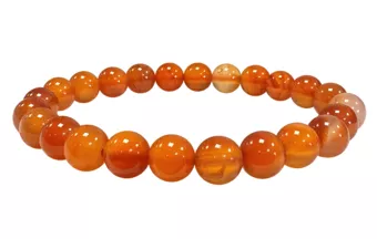 Bransoletka z Karneolu A koraliki 8mm