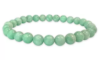 Bransoletka ze szmaragdami AAAA koraliki 5.5-6.5mm