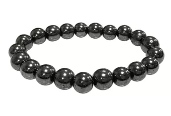 Bransoletka Hematyt A koraliki 10mm