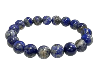 Bransoletka z lapis lazuli AB koraliki 10mm