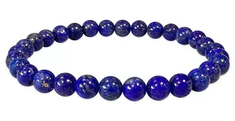 Bransoletka z Lapis Lazuli AAA koraliki 6.5-7.5mm