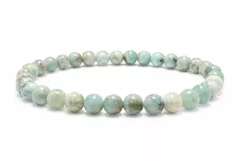 Bransoletka Larimar A koraliki 5,5-6,5mm