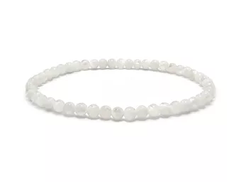 Bransoletka z Białej Masy Perłowej A Koraliki 4 mm
