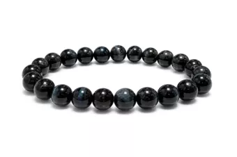 Bransoletka z Sokolego Oka AA+ Koraliki 8 mm