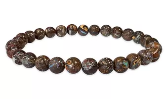 Bransoletka z Opalu Boulder AAA koraliki 5-6mm