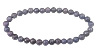 Bransoletka z Niebieskiego Szafiru AA koraliki 5.5mm