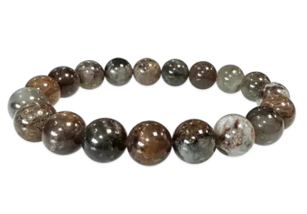 Bransoletka z Serpentynu Chińskiego A koraliki 10mm