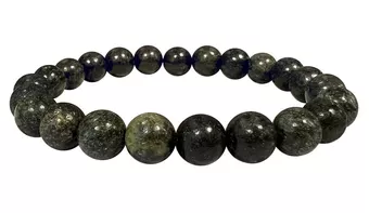 Bransoletka z serpentynu z Peru AB koraliki 8mm