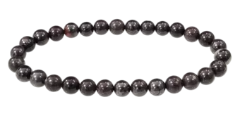 Bransoletka Sugilite A z koralikami 6-7mm