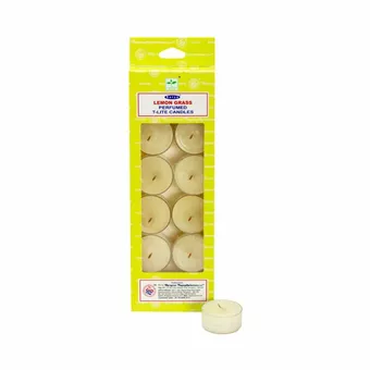 Zestaw 12 świec zapachowych typu tealight Satya Lemon Grass
