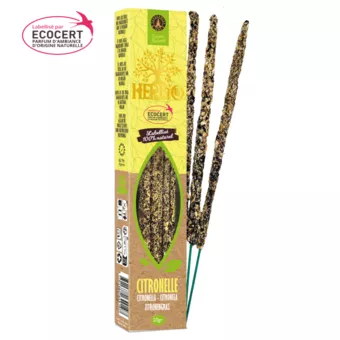 Kadzidło Smudge Ecocert Herbio Trawa Cytrynowa 20g