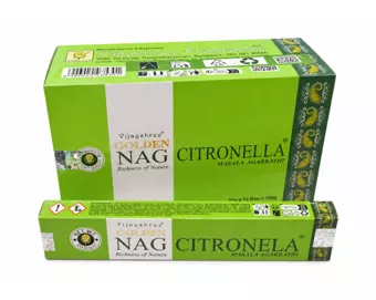 Kadzidełka Vijayshree Golden Citronella 15g