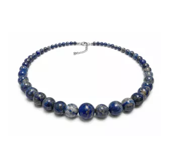 Naszyjnik Stopniowany z Lapis Lazuli AB Koraliki 4-12mm 50cm