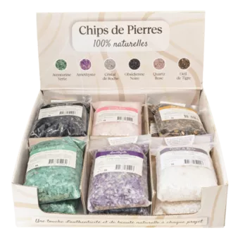 Ekspozytor Pierres Chips 250g x 12 torebek