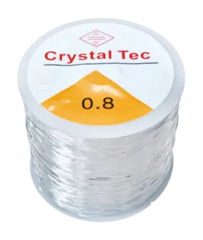 Okrągła kryształowa elastyczna nić 0.80mm 100m